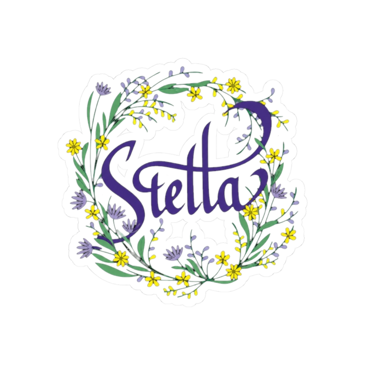 Stella. Name Stella Sticker | Stella Lefty - alternate angle 3, merchandise